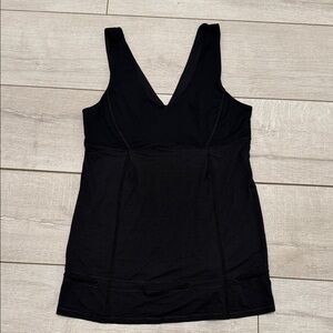 Lululemon Athletica Black V-Neck Sleeveless Top